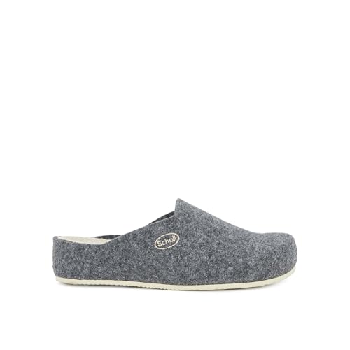 Scholl Women Laye Slipper, Dark Grey, 8.5 UK