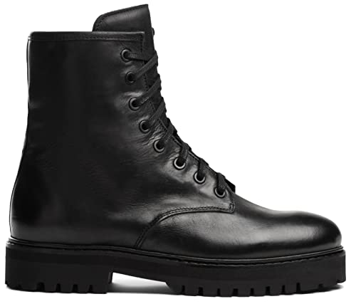 Thursday Boot Company Women's Lace up Leather Combat Boots3