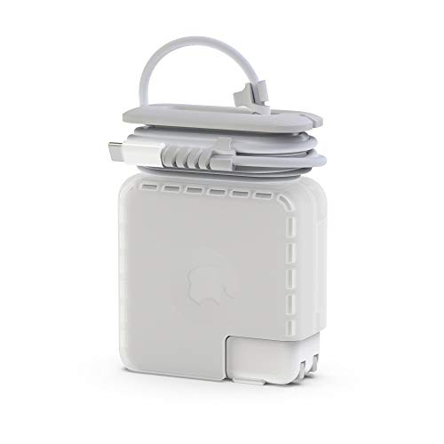 ULAK Travel Cord Organizer Compatible with MacBook Pro 13 inch Charger, Protective Case for Magsafe USB-C Power Adapter 61W 60W Mac Charging Cable Management Cord Winder for Laptop and Mac Accessories