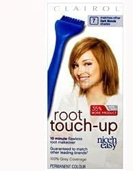 THREE PACKS of Clairol Nice n Easy Root Touch Up Dark Blonde 7