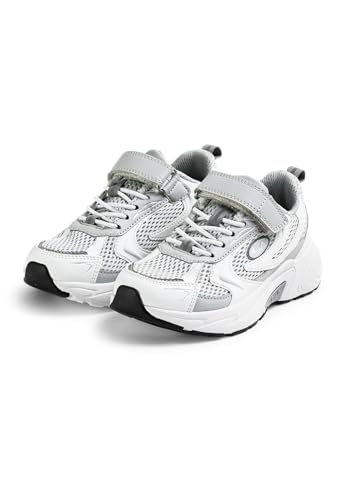 FILA Kreatix V Kids Basket, Blanc/Gris/Violet, 29 EU
