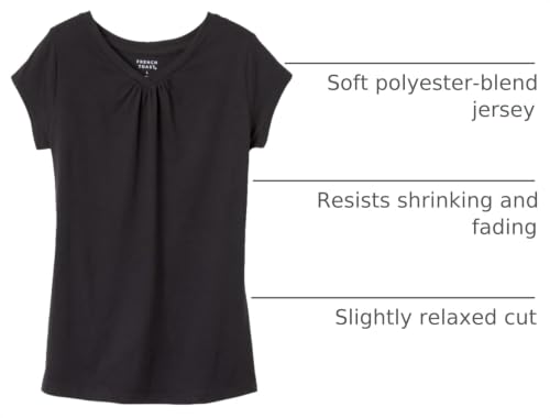 Image of French Toast Girls Short Sleeve V-Neck T-Shirt Tee