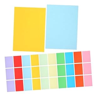 HORIALENCE 3 Packungen Farbkopierpapier Farbiges Papier