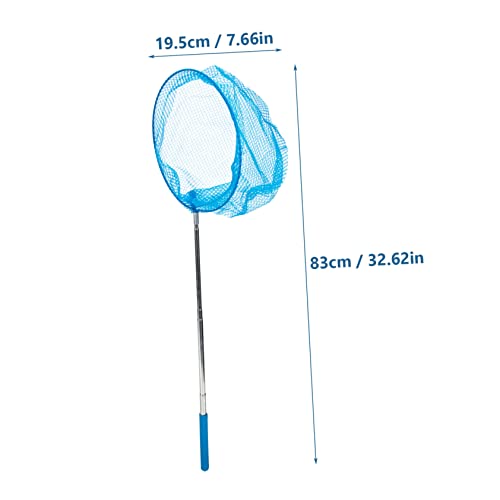 Tendycoco Fishing Nets 2 Sets Telescopic Fishing Net Kids Toys Bait Net Telescopic Catching Tools Netting Outdoor Child Fishing Net, Stainless Steel, Plastic Small Nets #TOP5