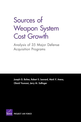 Sources of Weapon System Cost Growth: Analysis of 35 Major Defense Acquisition Programs (Project Air Force)
