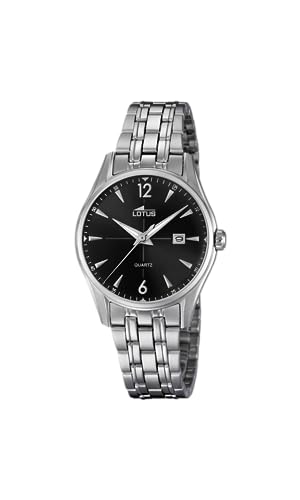 Montre femme Lotus quartz idéale du bureau aux sorties citadines avec calendrier