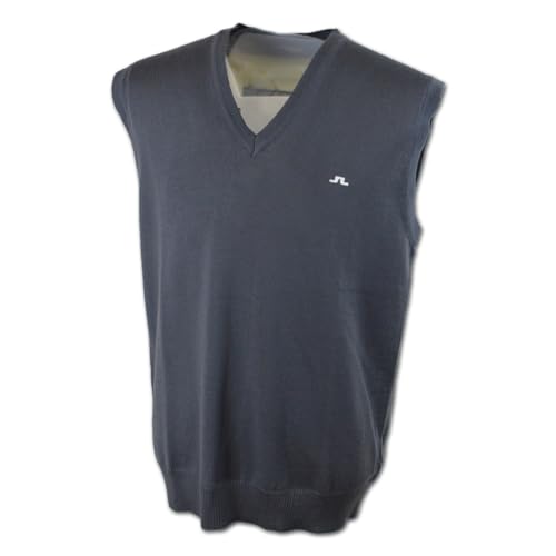 J.リンドバーグ ニットベスト メンズ 秋冬用 グレー 071-42970-18(M(46))