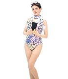 Earthradius Blue Purple Sequins Laser Mirror Short Dress Women Singer Dancer Birthday Prom Show Costume Stage Clothing (US, Alpha, Large, Regular, Regular, Blue Purple Sequins)
