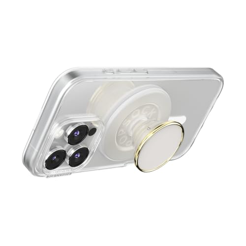 Image of PopSockets Phone Grip for MagSafe, Magnetic Holder, Phone Stand, Enamel - Coconute Creme