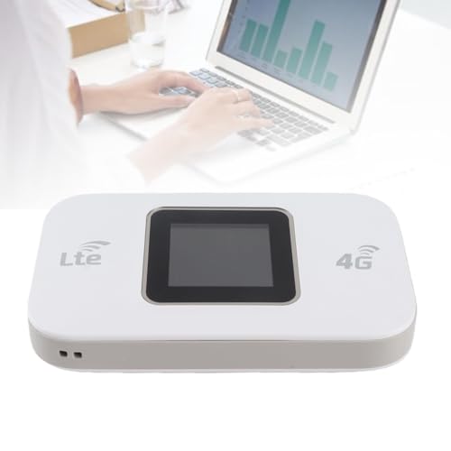 Image of 4G LTE Modem, 300Mbps High Speed Mobile Router for Phone Tablet, Up to 10 Devices, Secure and Encrypted, 3000mah, for Cell Phones Laptops Computers Smart TVs