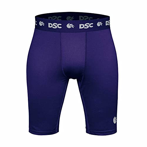Image of DSC Men's Compression Shorts, Half Tight Athletic Underlayer for Workout, Gym, Sports & Cycling - Breathable Muscle Support