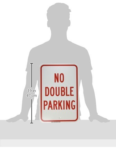 Panneau de contrôle de la circulation No Double Parking Brady 129720