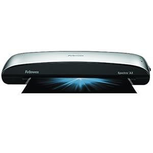Fellowes Spectra A4 lamineerapparaat, A3 voor beginners, voor 80-125 micron lamineerfolie, tot A4-formaat, voor thuis…