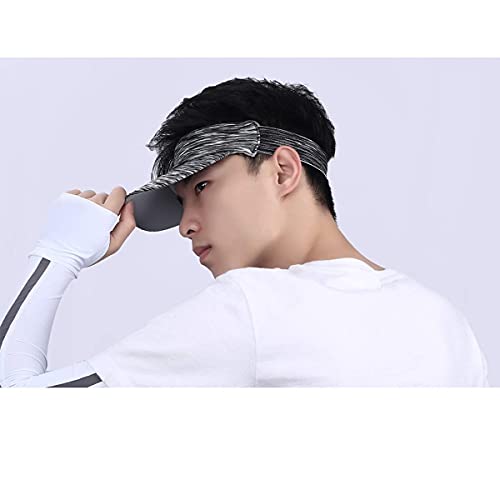 Wrels Sun Visor White Hat Adjustable Breathable Lightweight Hat For Women Men,Athletic Cap For Tennis Hiking Fishing Outdoor Sports #TOP6