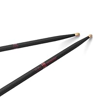 HICKORY WOOD: Hickory is the most popular wood choice for drumsticks due to its resilience, responsiveness, durability, and classic feel OVAL WOOD TIP: Oval wood tip provides a dark, warm tone suited for multiple applications LENGTH: 16" / 406.4mm DI...