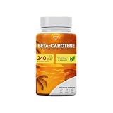 BETACAROTENE ABBRONZATURA FORTE - 240 COMPRESSE (Scorta 8 mesi) | Betacarotene per Abbronzatura Forte | da Estratto di Carota | Integratore Melanina Naturale | Made in Italy