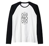 Ce design élégant présente la devise latine ''Quid pro quo'', ce qui signifie ''Une contrepartie''.