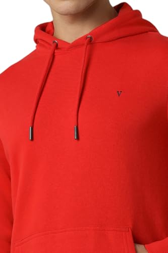 Image of Van Heusen Men's Hooded Neckline Full Sleeve Premium Cotton Blend Sweatshirt for Men | Effortless Styling | Comfort Wear
