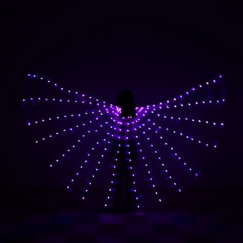 Alas de danza del vientre para chicas con efecto glow angel 2