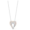 Swarovski Collana Swarovski Infinity, Cuore, Bianca, Mix di finiture #4