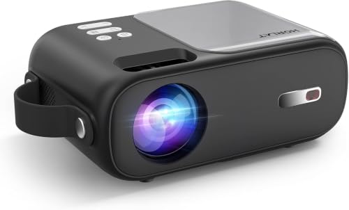 Image of Mini Projector , 5G WiFi Bluetooth Projector, 9000 Lumens Full HD 720P Portable Projector