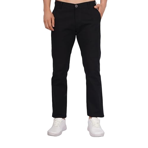 Image of Men's Regular Fit Linen Trousers | Slim Fit Lightweight Casual Pants | Stylish Dress Pants for Office or Travel | Premium Luxury Linen Trouser Pant with Breathable Comfort