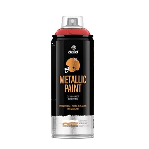 Montana Colors MTN PRO Metalizado Rojo R-3032, Spray, Rojo, 400 ml