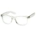 MLC Eyewear Ice Clear Edition Large Horn Rimmed Glasses - Clear Lens