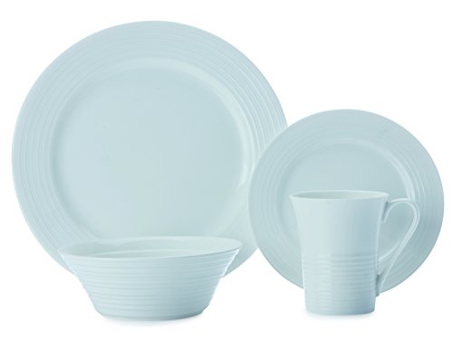 Maxwell & Williams Cirque 16pc Dinner Set, Porcelain, White, 16-Piece
