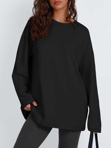 Trendy Queen Womens Oversized T Shirts Long Sleeve Shirts Casual Fall Fashion 2025 Winter Clothes2