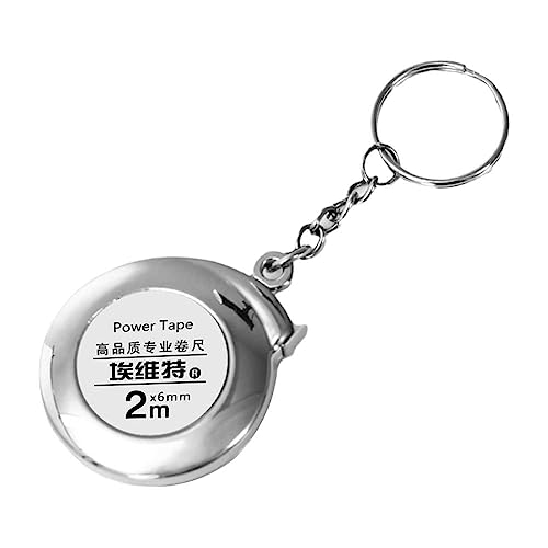 Mini Mètre Ruban en Acier de 2 m avec Règle Fine - Cadeau Portable - Multi-Usage - R D0F9