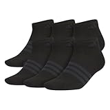 adidas Superlite 3.0 Low Cut Socks lightweight breathable with targeted padding and arch compression (6-Pair)