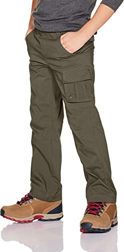 Cqr Kids Youth Hiking Cargo Pants, Outdoor Camping Pants, Upf 50+ Quick Dry Regular Pants, Regular Driflex Tundra, Small #TOP2