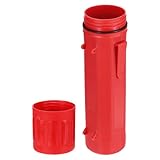 MECCANIXITY Welding Rod Storage Tube, 14 Inch Tungsten Electrode Holder Container Airproof Waterproof 4.5kg Capacity, Red