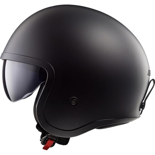 LS2, Casque Moto Jet SPITFIRE II SOLID Matt Black, L