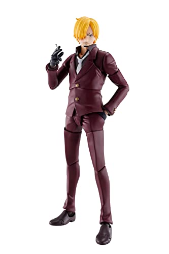 BANDAI ONE PIECE - Sanji Onigashima - Figurine S.H. Figuarts 15cm, Black, White