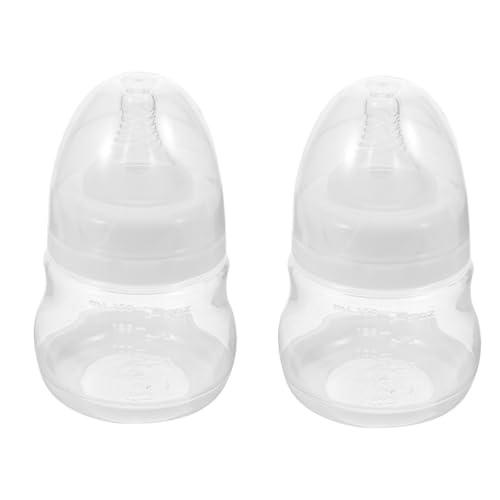 RORPOIR 2個 搾乳器ボトル 漏れ防止母乳ボトル 保存容器 ボトルの保管 母乳育児用の母乳ボトル 広口母乳保存ボトル 保存瓶 授乳用の母乳ボトル 漏れ防止ボトル 広口母乳ボトル Pp