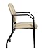 Boss Office Products Guest Chair, 300 lb. Weight Capacity, Beige