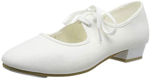 Zapatos de claqué de tela Roch Valley LHC con tacón bajo para una práctica cómoda