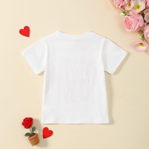 Little Girl/Boy Valentines Day Shirt I Love You Alphabet Clothes Toddler Valentines Day Outfit3