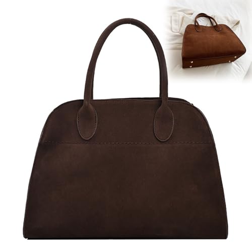Modavo Parisian Stroll Bag brown suede handbag suede satchel bags for women Fashion Retro Shoulder Satchel