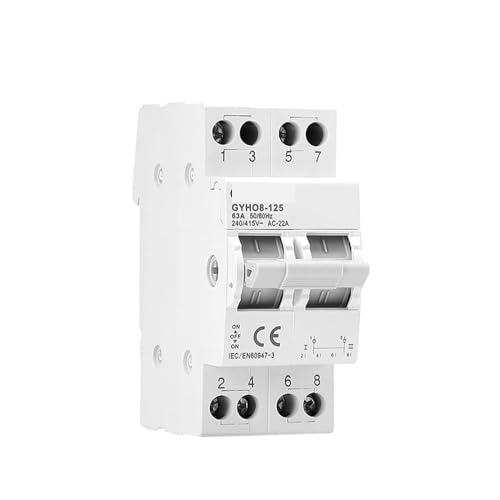 Disjoncteur de conversion MTS interlock 2P 100A pour sécuriser l'inverseur de source AC