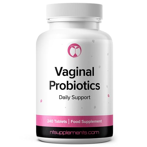 Vaginal Probiotics 240 Tablets Supports Immune System & Vaginal Health Made in The UK 3 Billion CFU Probiotic Supplement for Women (240, Vaginal Probiotics)