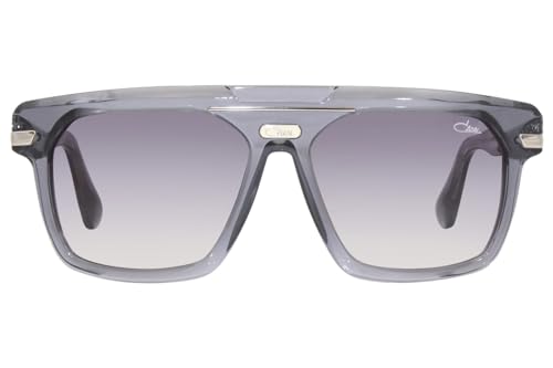 Cazal 8040 003 Sunglasses Grey/Blue/Silver/Grey Gradient Rectangle Shape 59mm2