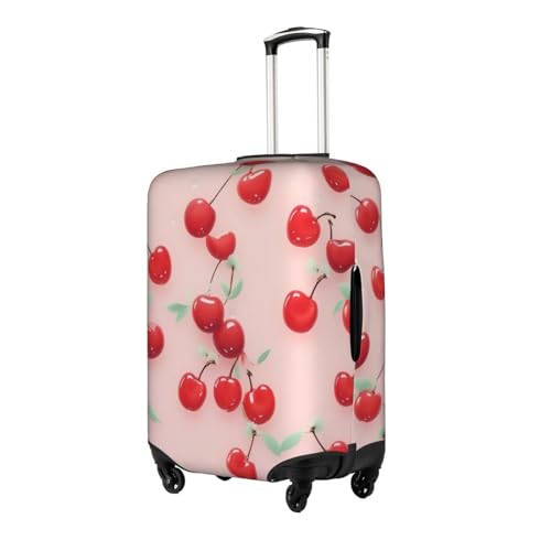 FEMOS Lovely Sweet Red Cherry - Travel Suitcase Cover Elastic Luggage Covers Trolley Protector Cover Fits 18-32 Inch Luggage2