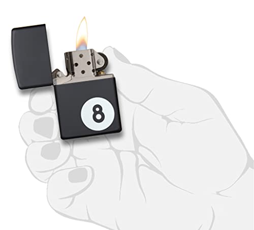 Image of Zippo 8-Ball Windproof Pocket Fuel Lighter, BIS Certified