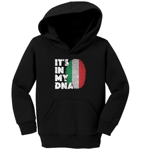 Haase Unlimited It's In My DNA Italy Finger Print Toddler/Youth Fleece Hoodie2
