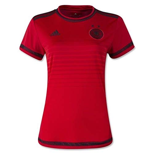 adidas Women's Germany 15/16 WC Away Red/Black Jersey - XL