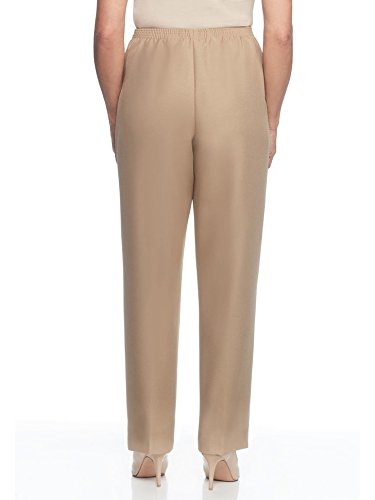 Alfred Dunner Women's Petite Classics Solid Pants - Medium Length2