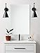 Better Bevel Frameless Rectangle Mirror, 30